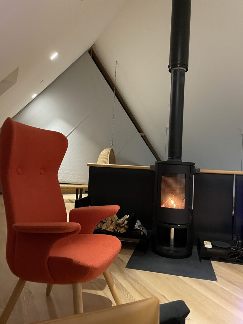 Living room hearth