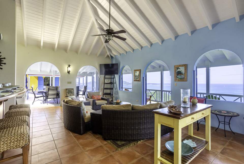 Vibrant Caribbean Retreat with Breathtaking Ocean Views - Tortola, Virgin Islands, British