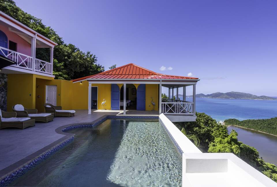 Vibrant Caribbean Retreat with Breathtaking Ocean Views - Tortola, Virgin Islands, British