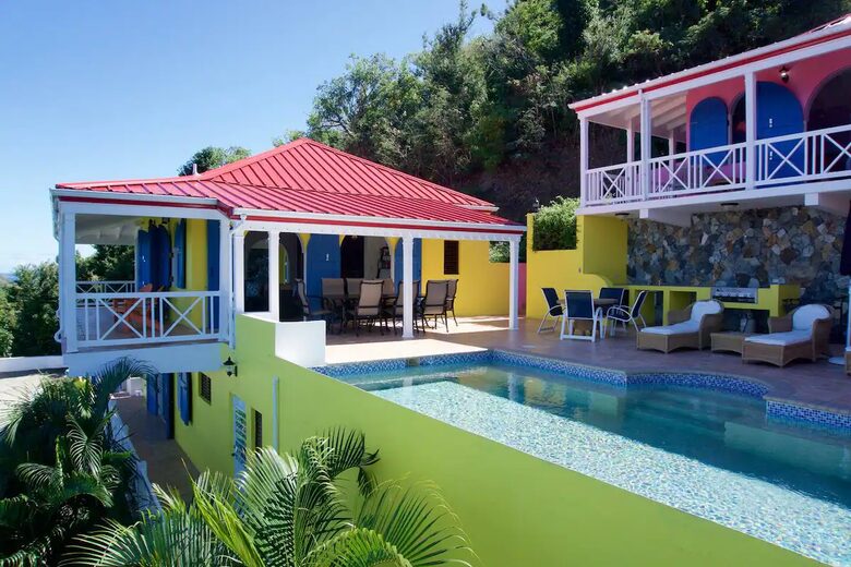 Vibrant Caribbean Retreat with Breathtaking Ocean Views - Tortola, Virgin Islands, British