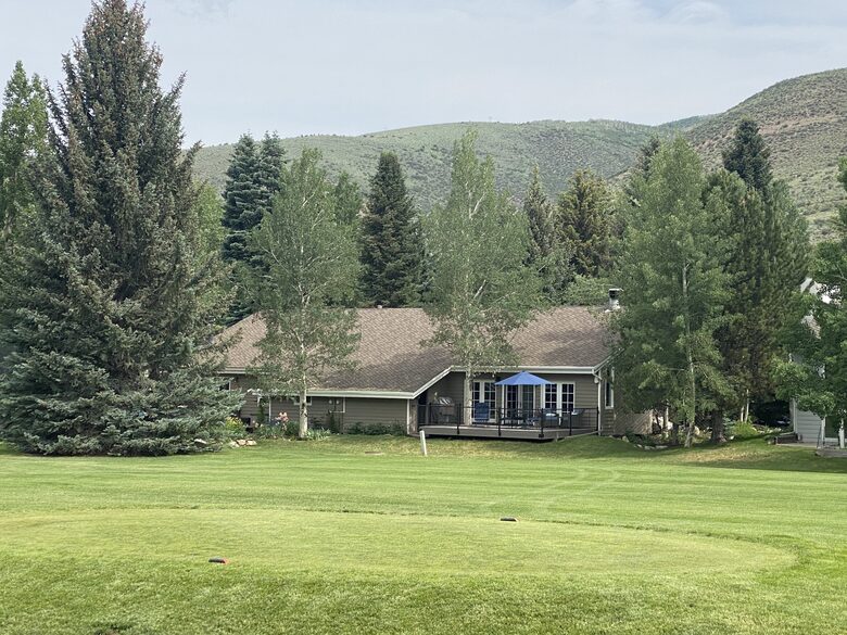 Backyard on the Eagle Vail Golf Course