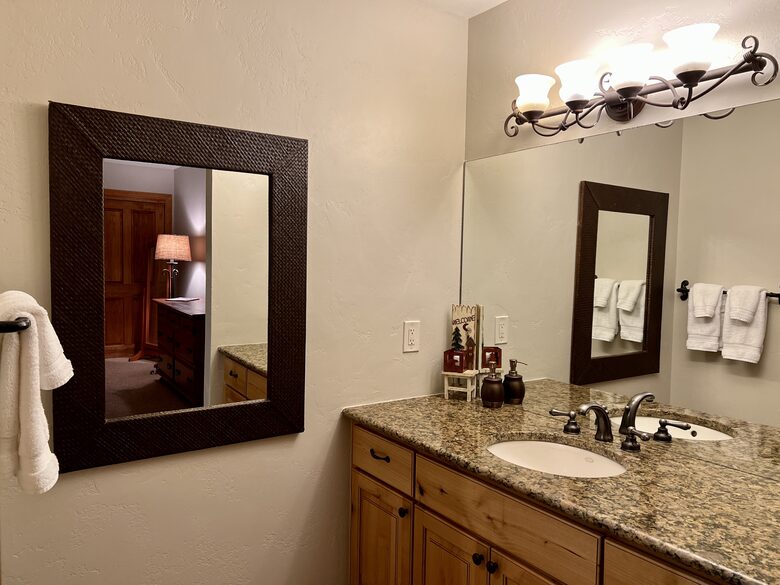 Master bath with Euro glass shower