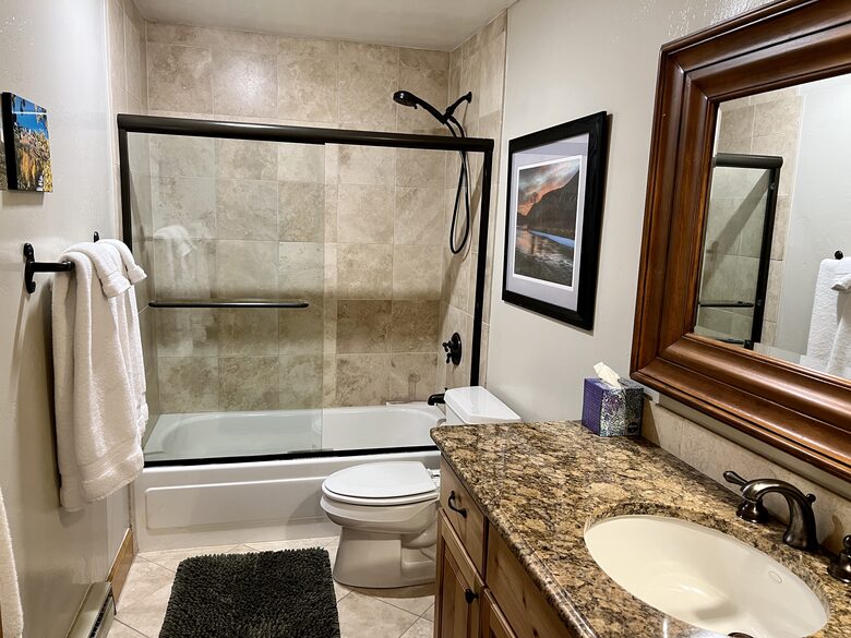 Lower level full bath