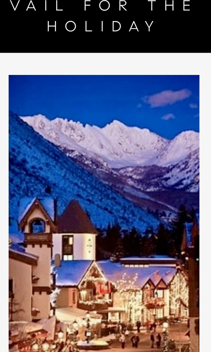 Vail's famous Gore Range