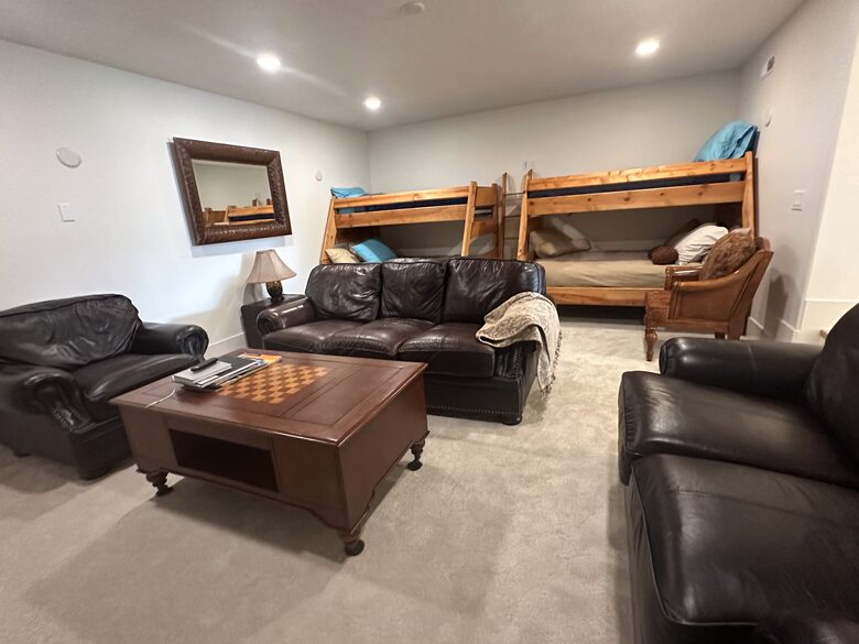 Bunk and Theater area for fourth Bed room