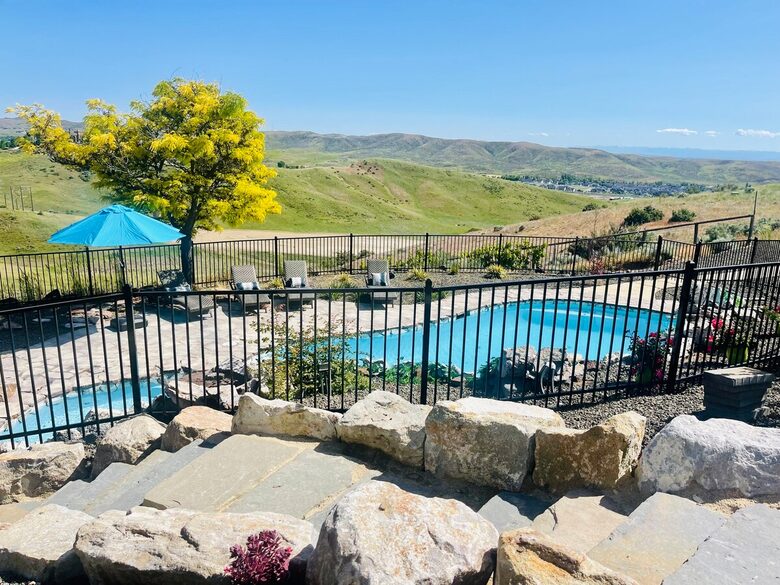 Private Retreat | Pool, Spa, Sauna, Firepit & Views - Boise, Idaho