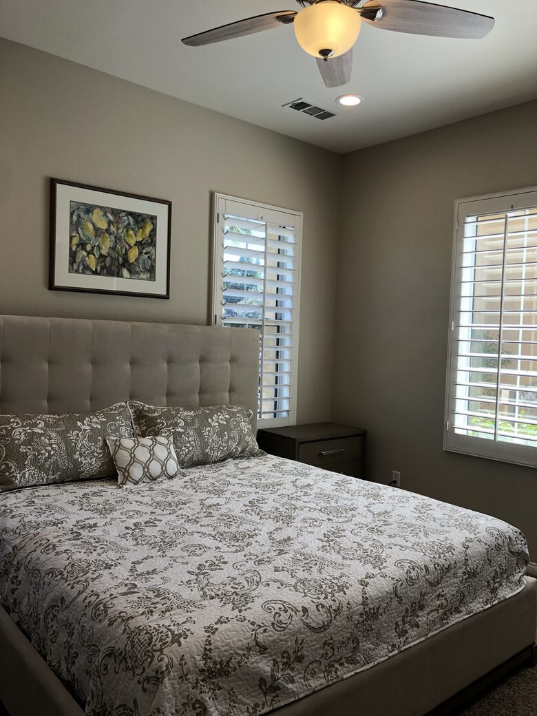 Jr. Primary Bedroom with King Bed, walk-in closet, ensuite