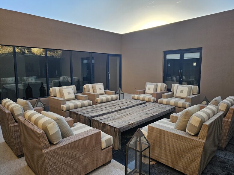 Courtyard patio
