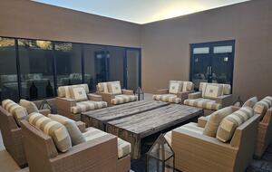 Courtyard patio