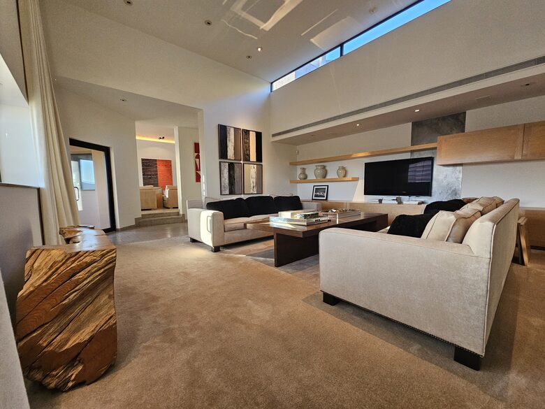 Family room, with large screen TV