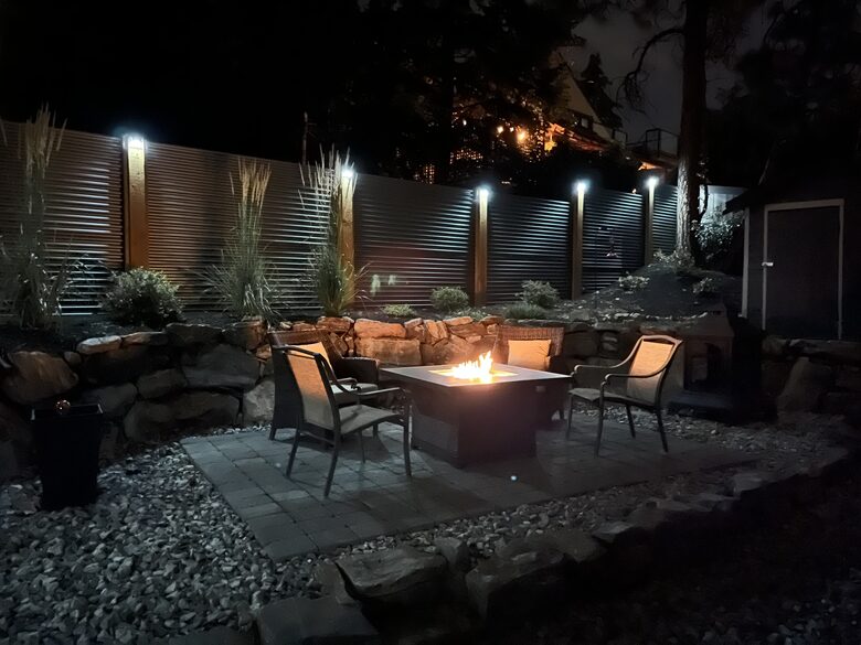Backyard Fire Table.