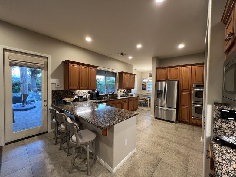 Granite and stainless steel kitchen