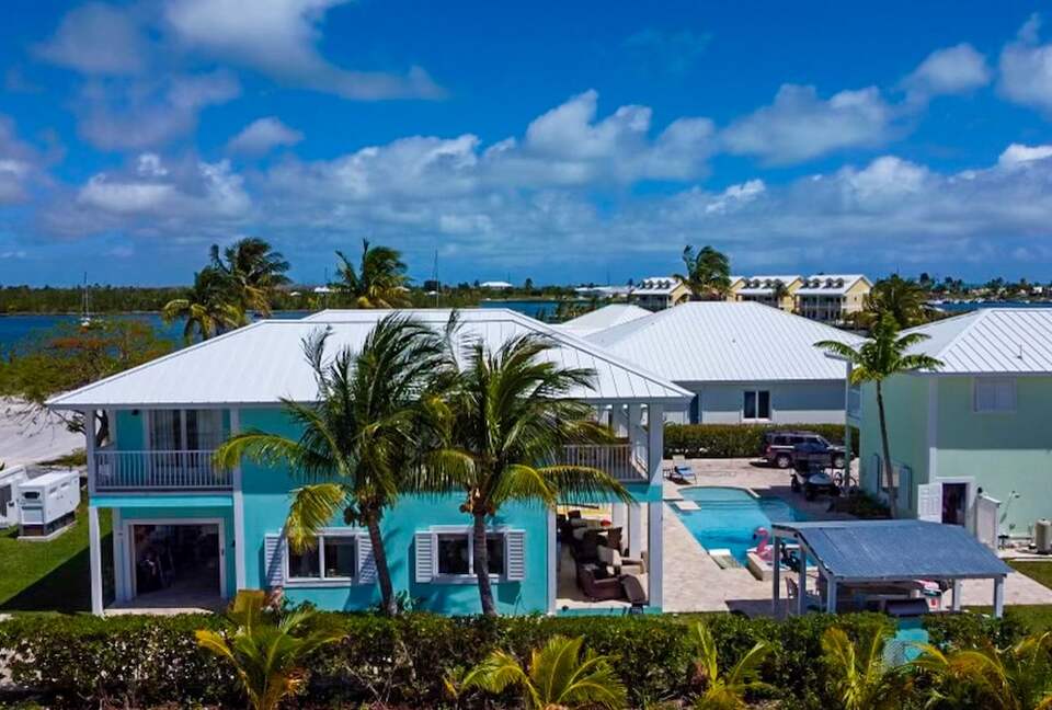 Waterfront Retreat in Treasure Cay with Pool & Boat Slip - Treasure Cay, Bahamas