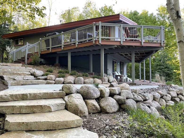 View of Home From Lake Side Of Home