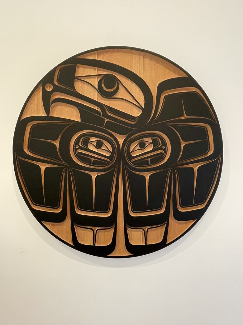Local First Nation cedar disk