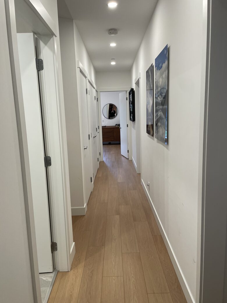 Downstairs hallway