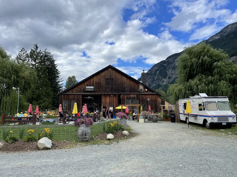 One of many local craft breweries in Pemberton