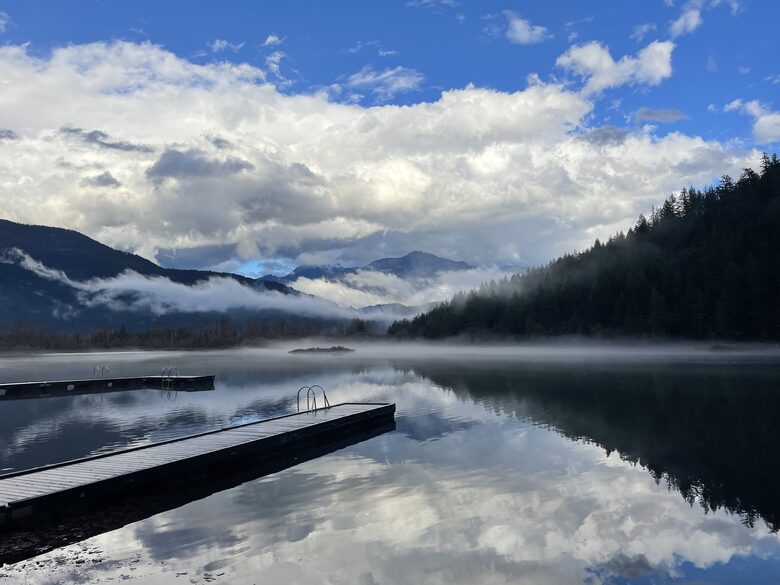Local lake for swimming and water sports