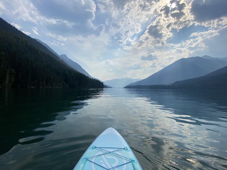 Excellent paddle boarding on nearby lakes