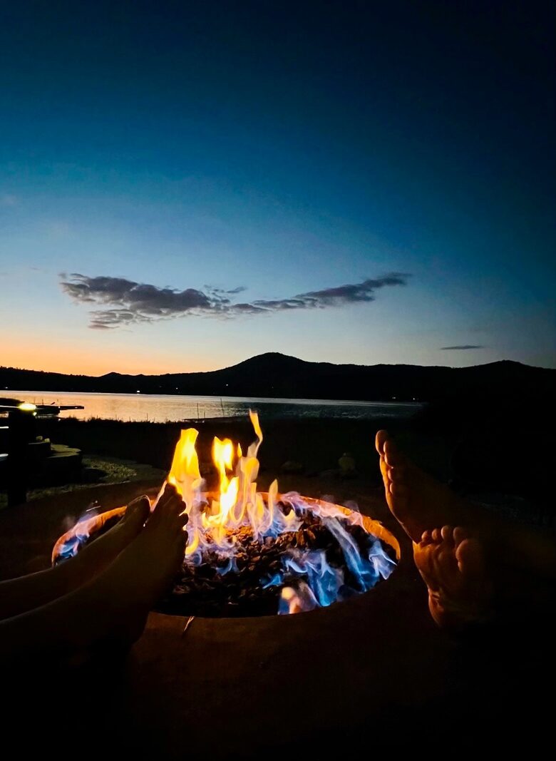 Shared Outdoor Fire pit area