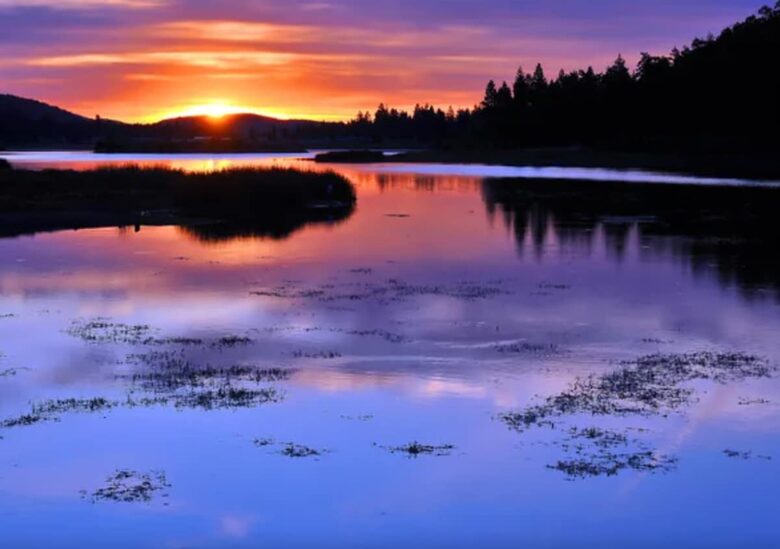 Sunrise in Big Bear Lake