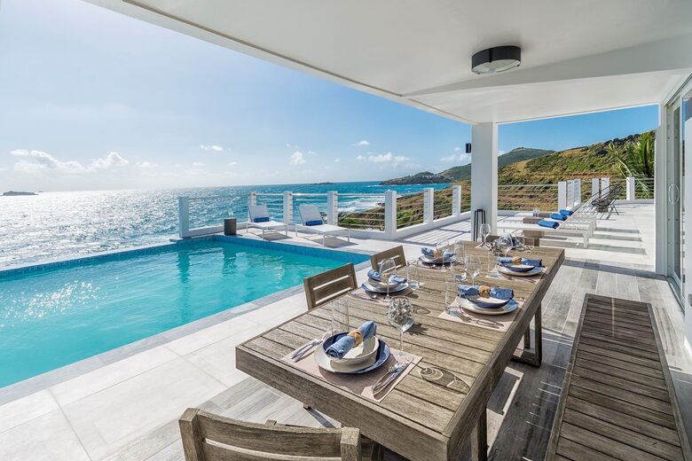 Amor de Mer | Oceanfront with Infinity Pool | Walk to Beach - Upper Prince's Quarters, Sint Maarten (Dutch part)