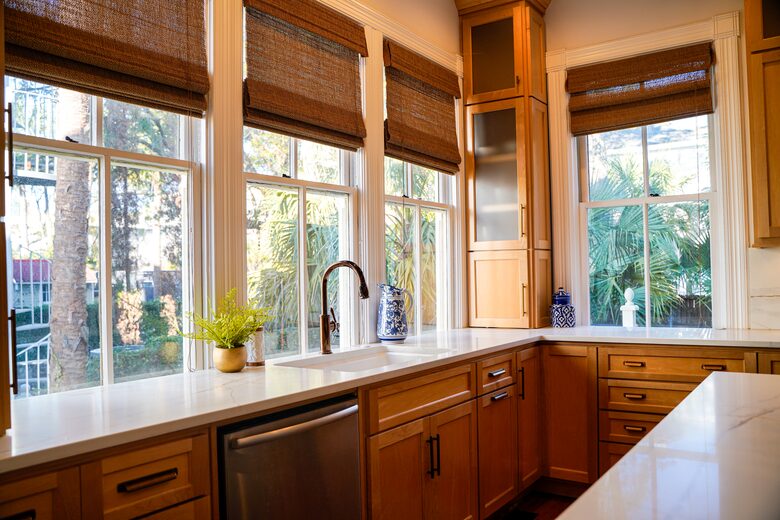 Bright Kitchen with outdoor Views
