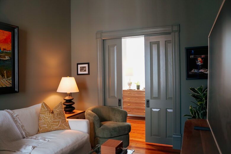 Second Floor Lounge with 75" Television