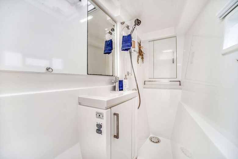 Starboard forward bathroom