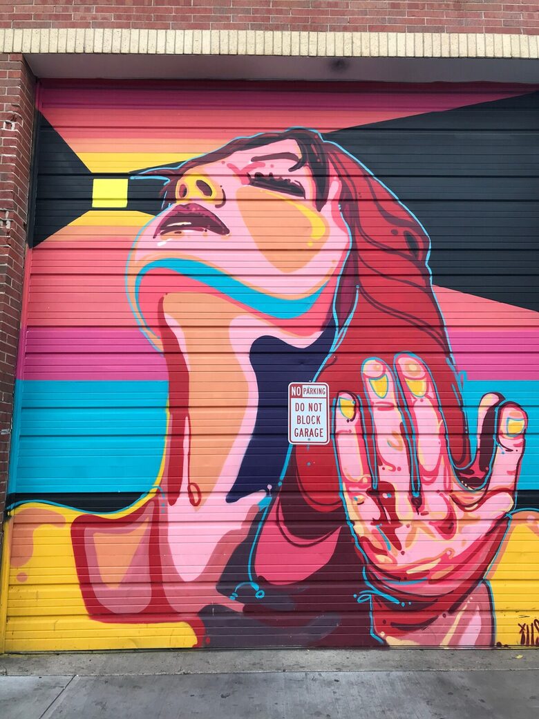 Lower Downtown (LoDo) is known for its wall art - 10 min walk