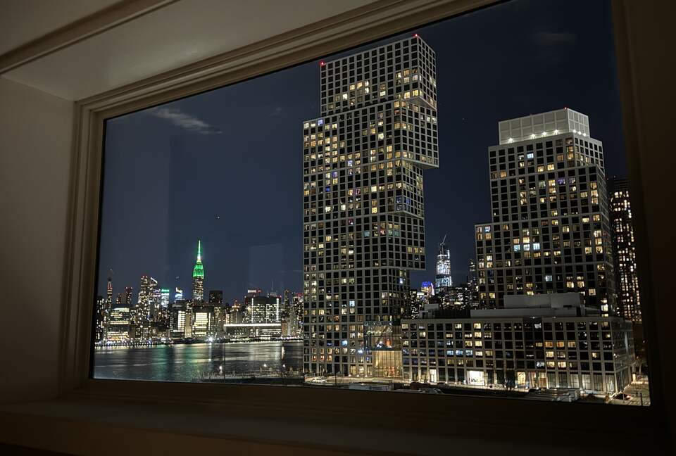 View of Empire State Building from 2nd fl