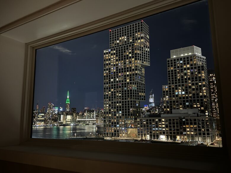 View of Empire State Building from 2nd fl