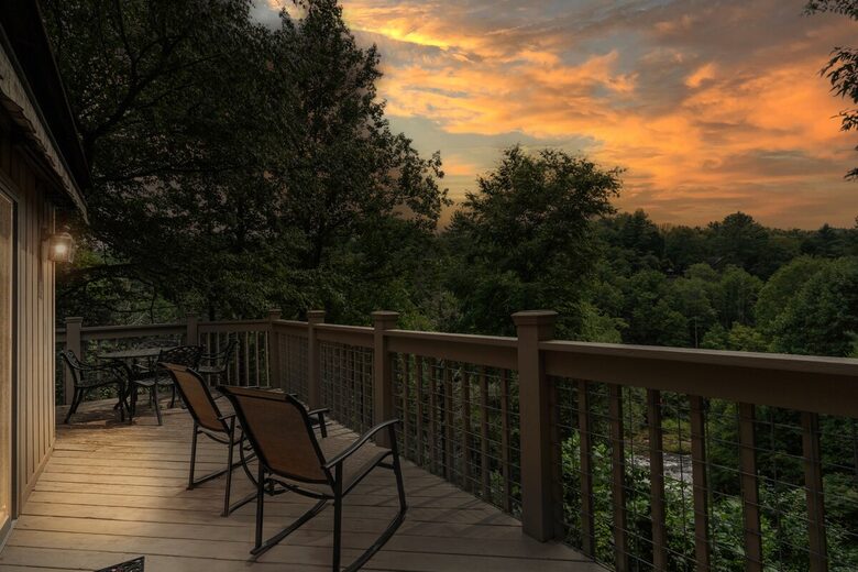 Sapphire Hideaway | Backyard Waterfall located on the Horsepasture River - Sapphire, North Carolina