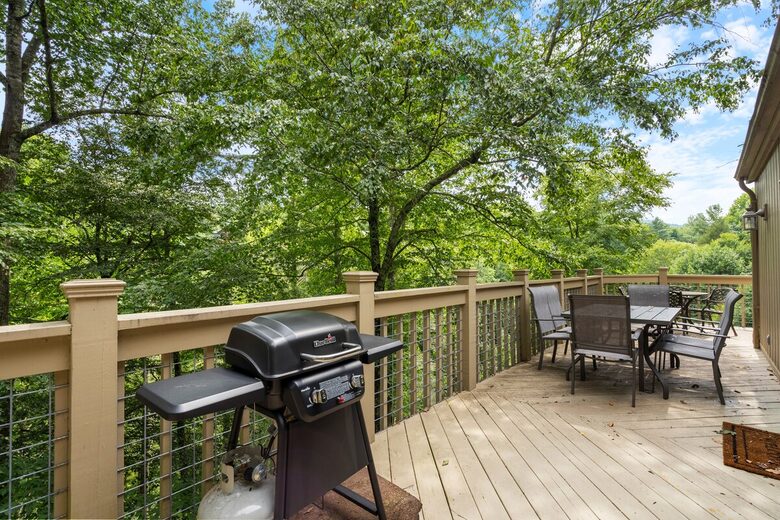 Sapphire Hideaway | Backyard Waterfall located on the Horsepasture River - Sapphire, North Carolina