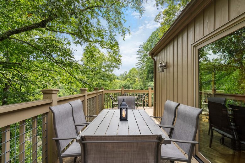 Sapphire Hideaway | Backyard Waterfall located on the Horsepasture River - Sapphire, North Carolina