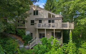 Sapphire Hideaway | Backyard Waterfall located on the Horsepasture River - Sapphire, North Carolina