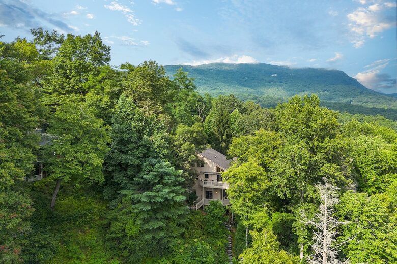 Sapphire Hideaway | Backyard Waterfall located on the Horsepasture River - Sapphire, North Carolina