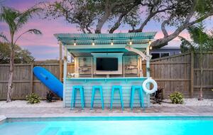 17 Palms Beach House | Coastal Luxury with Heated Pool and Tiki Bar - St. Augustine, Florida