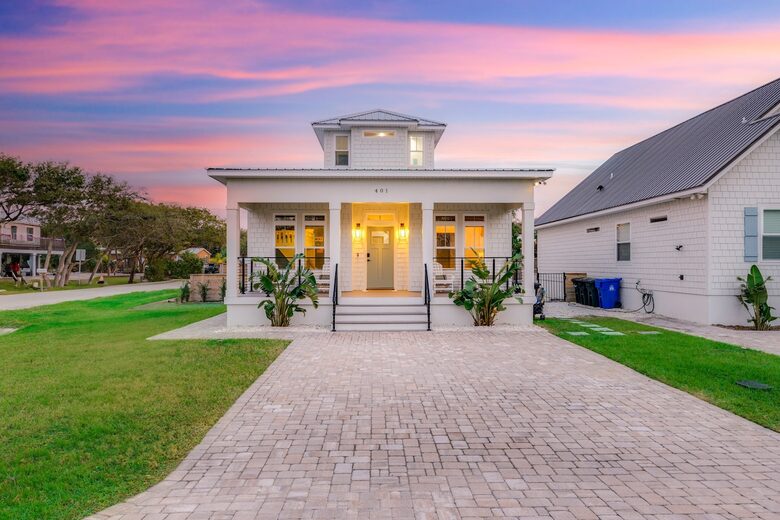 17 Palms Beach House | Coastal Luxury with Heated Pool and Tiki Bar - St. Augustine, Florida