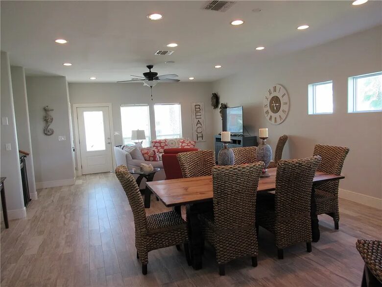 Open Living and Dining Room