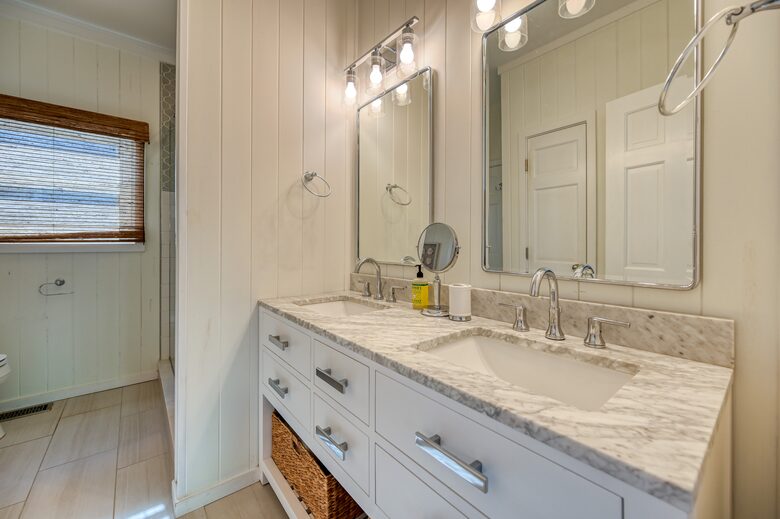 First floor bath