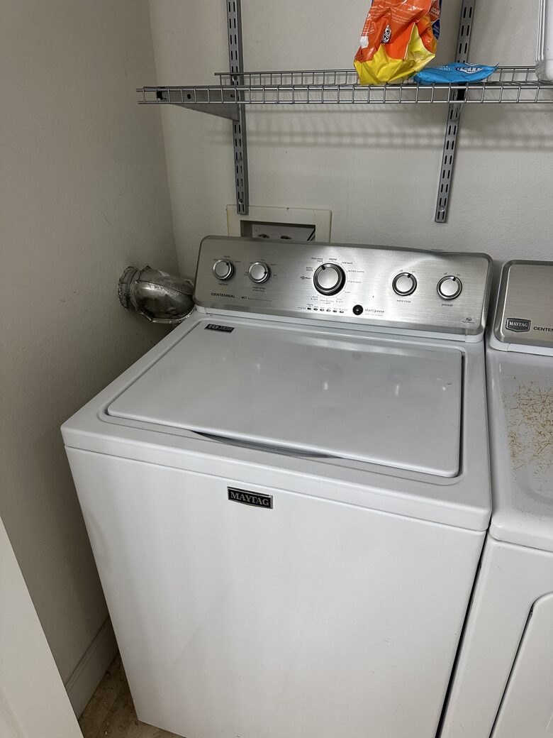 Full size washer & dryer