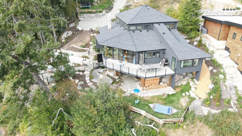 House from sky