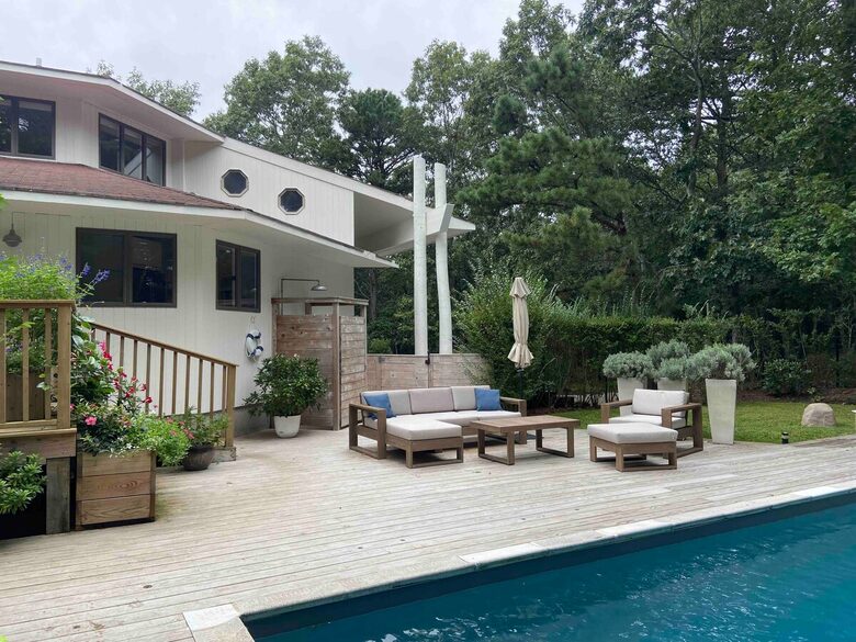 Sunny and Secluded Modernist Gem with Heated Pool - East Hampton, New York