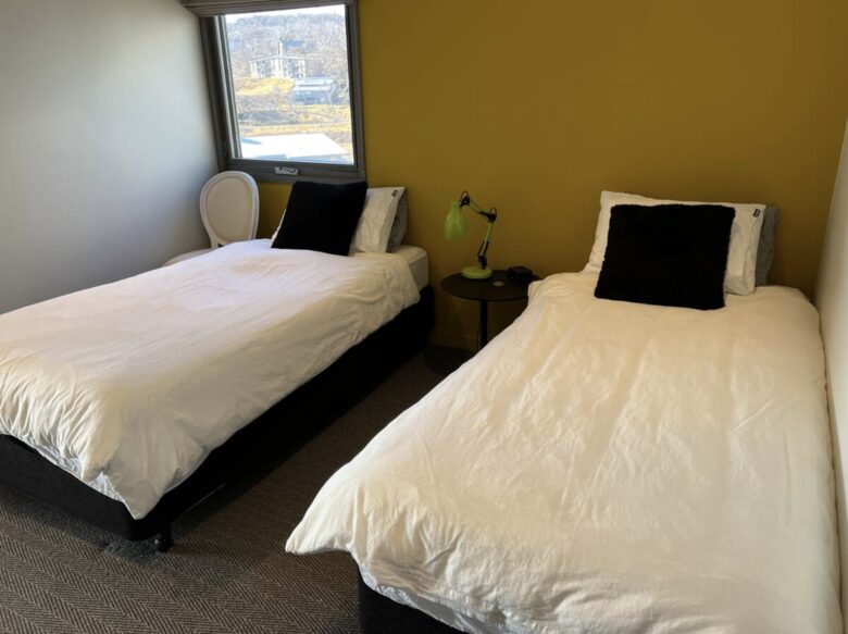 Bedroom on middle level