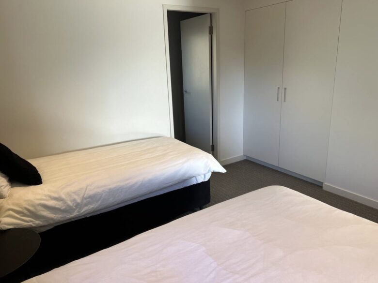 Bedroom on middle level
