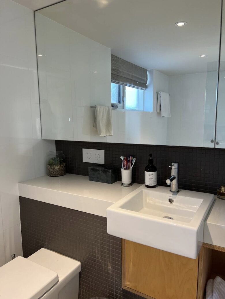 Bathroom on top floor (with separate bath and shower)