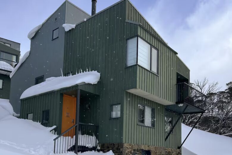 Chalet in the winter season