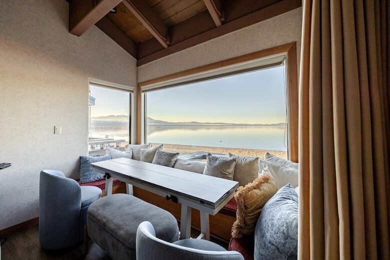 Lakefront Escape with Private Beach Access & Walk to Ski Shuttle - South Lake Tahoe, California