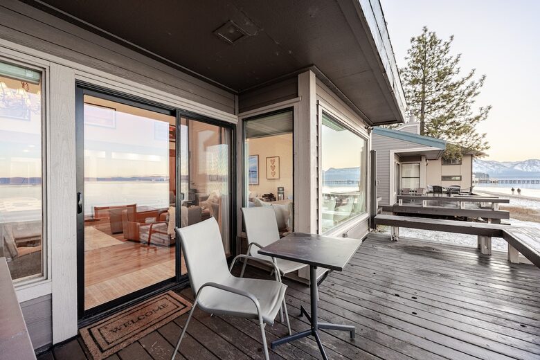 Lakefront Escape with Private Beach Access & Walk to Ski Shuttle - South Lake Tahoe, California